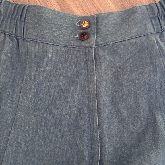 Vintage City Girl Nancy Bolen Long Denim Skirt Size 14 Rhinestone Western Boho - Picture 9 of 9